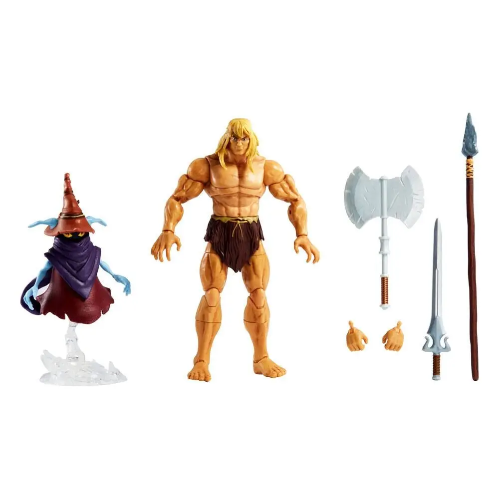 Masters of the Universe: Revelation Masterverse Figurki akcji 2022 Deluxe Savage He-Man & Orko 18 cm zdjęcie produktu