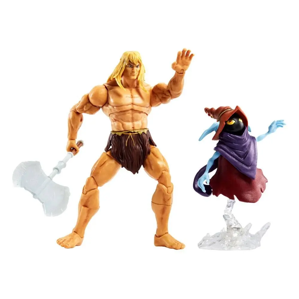 Masters of the Universe: Revelation Masterverse Figurki akcji 2022 Deluxe Savage He-Man & Orko 18 cm zdjęcie produktu
