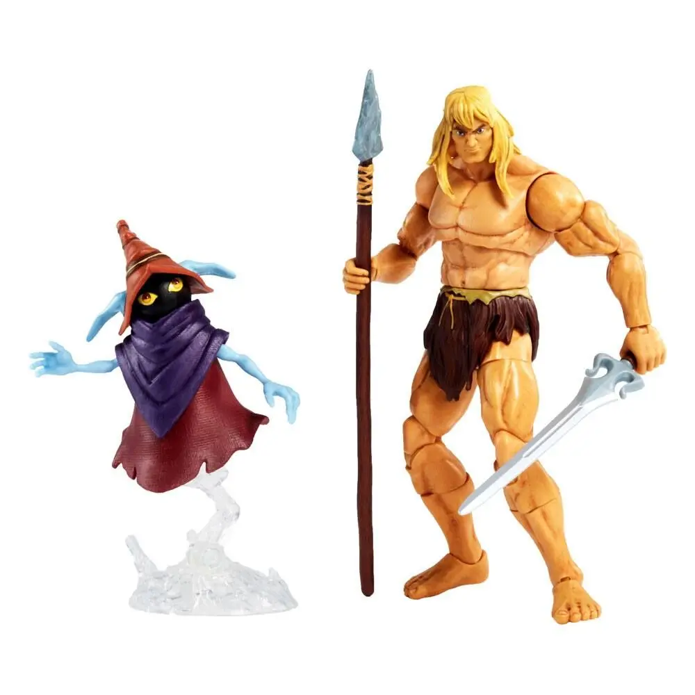 Masters of the Universe: Revelation Masterverse Figurki akcji 2022 Deluxe Savage He-Man & Orko 18 cm zdjęcie produktu