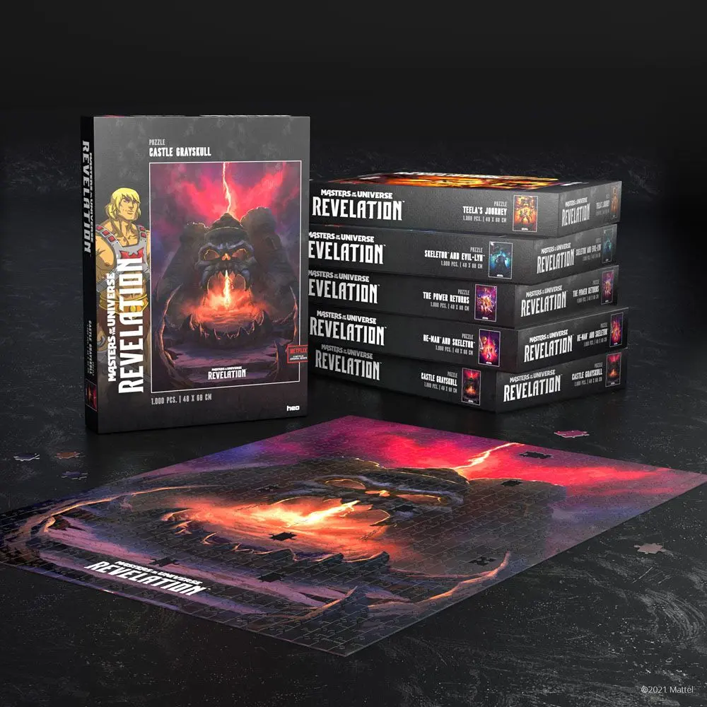 Masters of the Universe: Revelation™ Puzzle Jigsaw Zamek Grayskull (1000 elementów) zdjęcie produktu