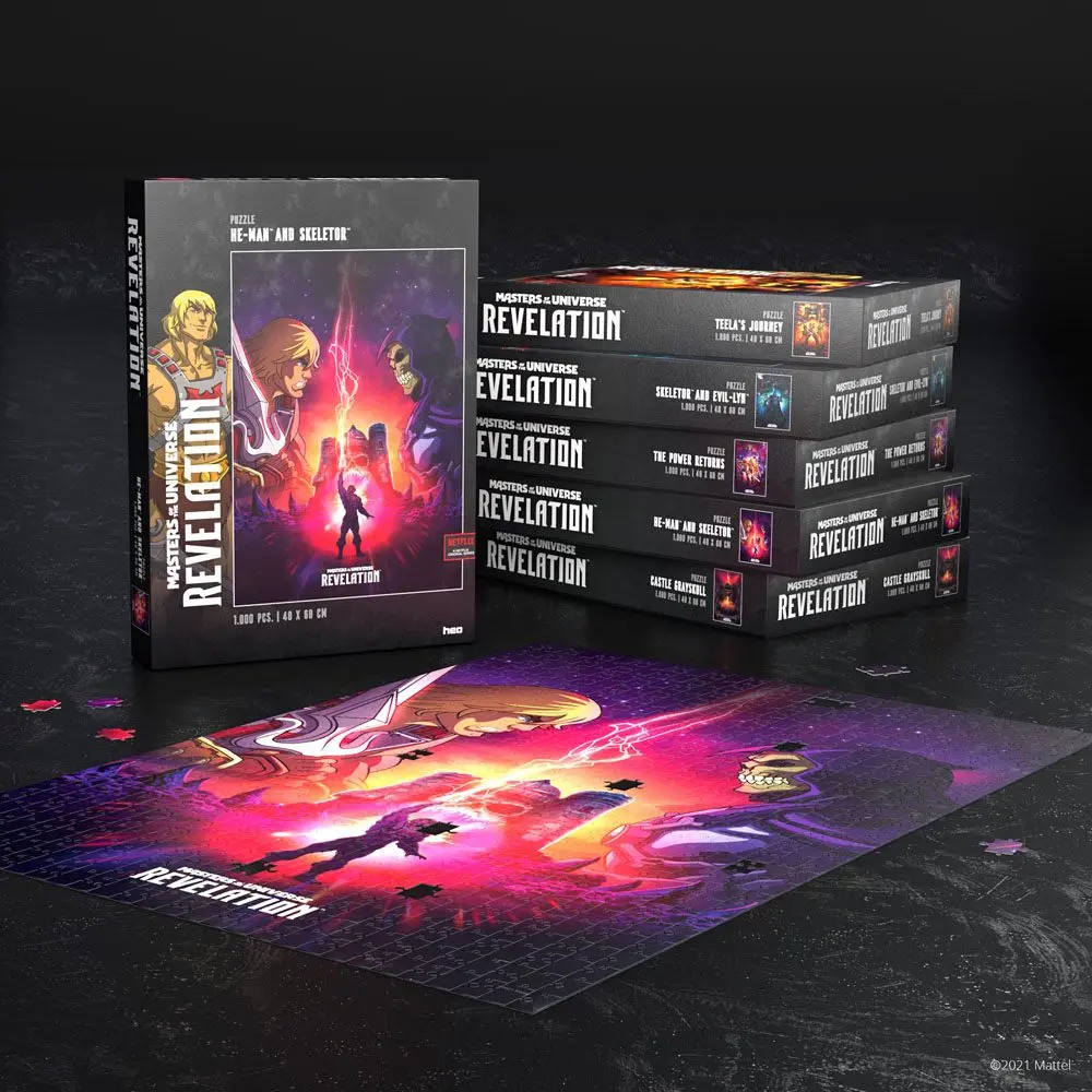 Masters of the Universe: Revelation™ Puzzle He-Man™ i Skeletor™ (1000 elementów) zdjęcie produktu