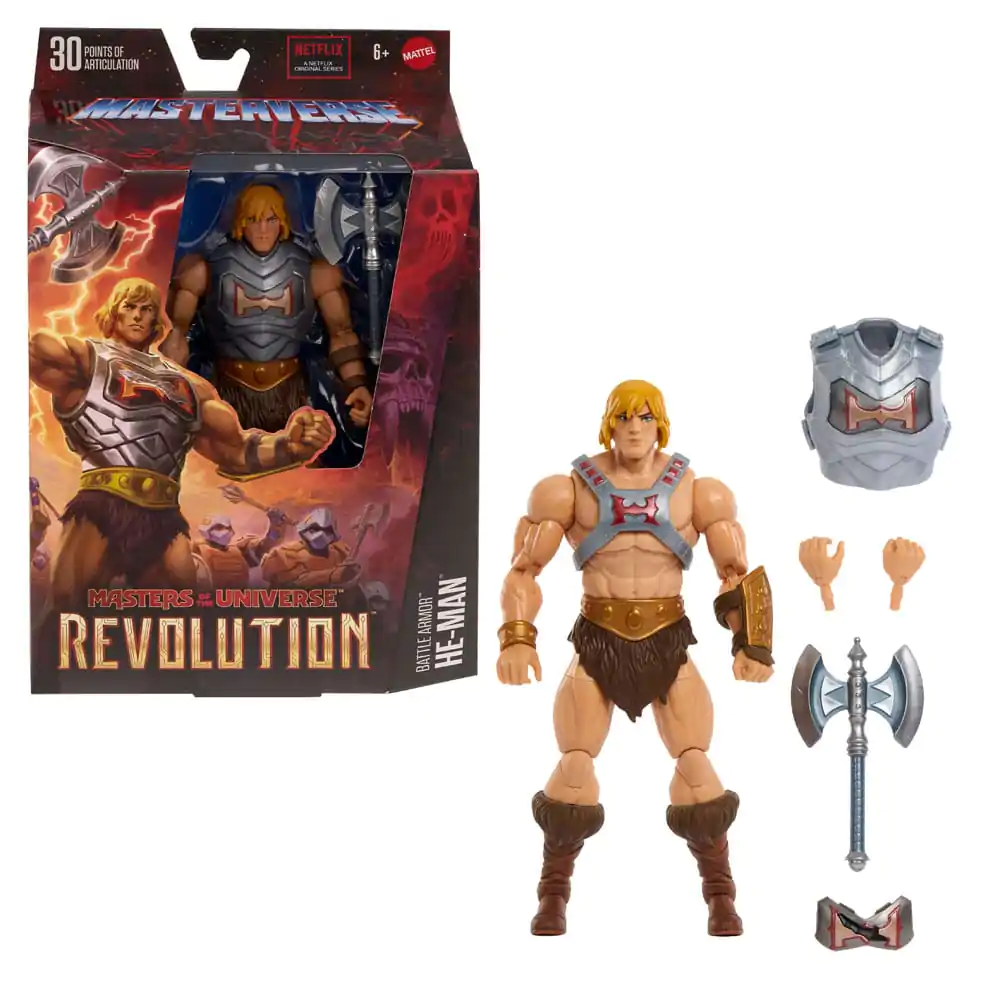 Masters of the Universe: Revolution Masterverse Figurka Akcji Battle Armor He-Man 18 cm zdjęcie produktu