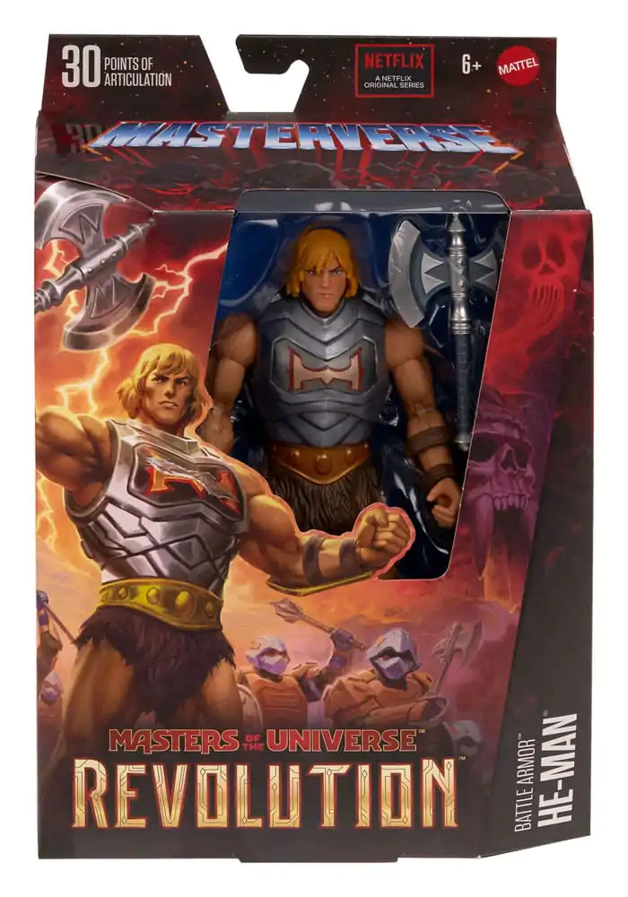 Masters of the Universe: Revolution Masterverse Figurka Akcji Battle Armor He-Man 18 cm zdjęcie produktu