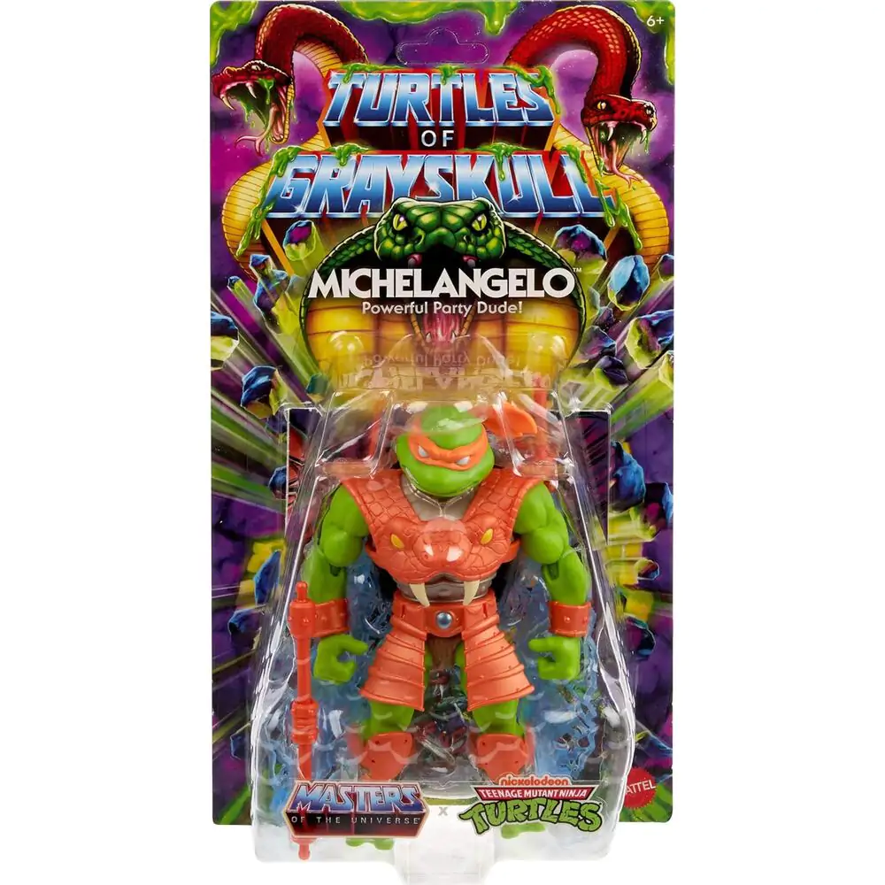 Masters of the Universe Turtles of Grayskull Michelangelo figurka 14 cm zdjęcie produktu