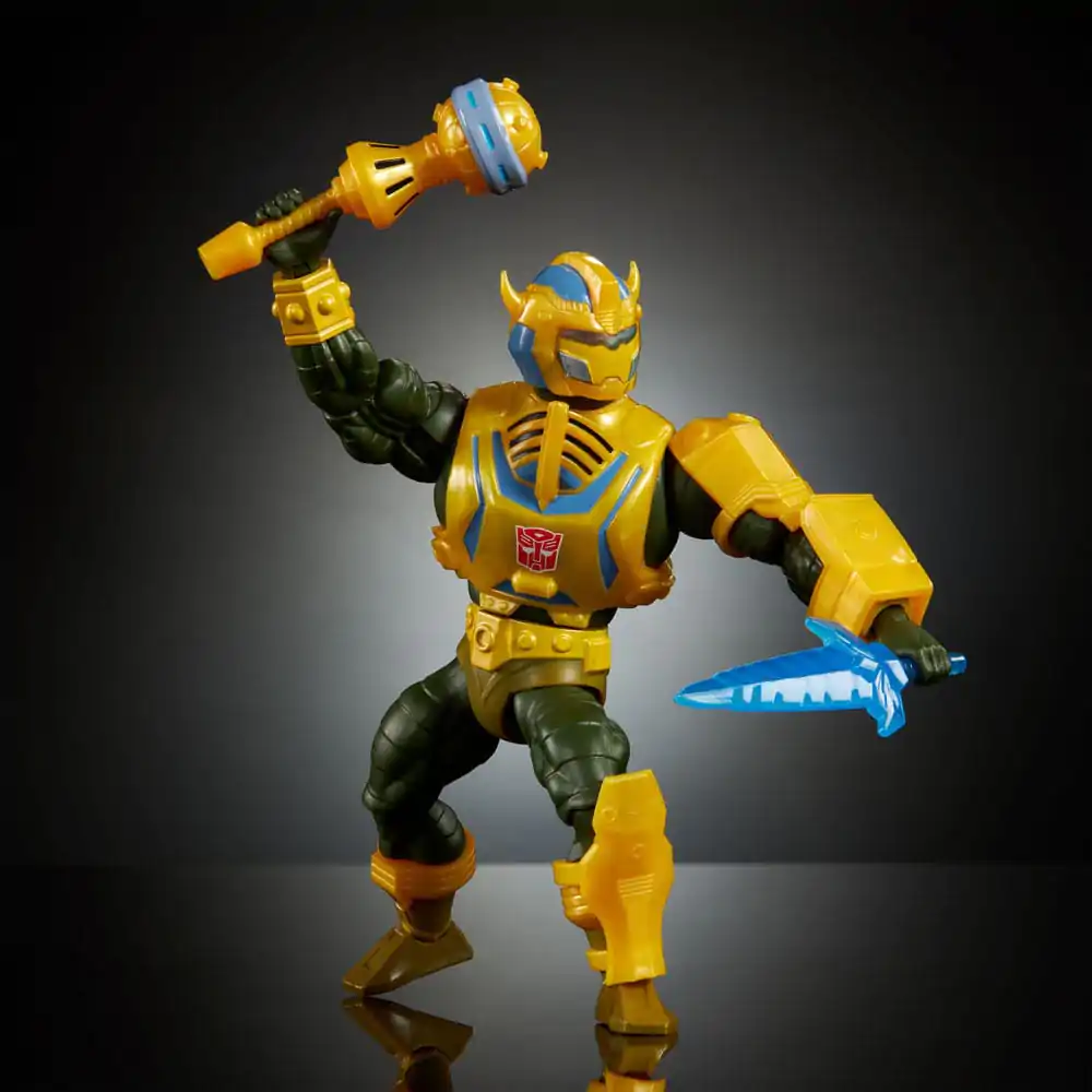Masters of the Universe x Transformers Figurka Akcji Bumblebee Armor Man-At-Arms heo European Exclusive 14 cm zdjęcie produktu
