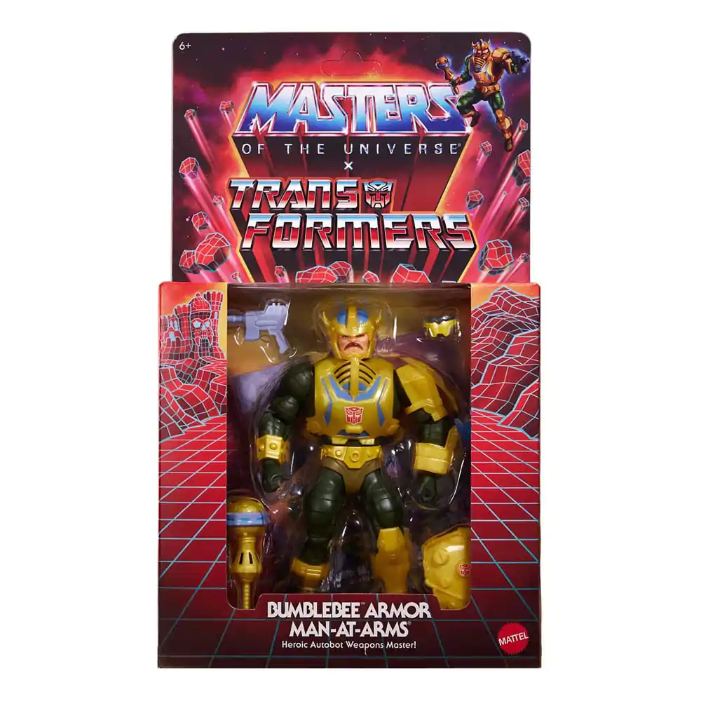Masters of the Universe x Transformers Figurka Akcji Bumblebee Armor Man-At-Arms heo European Exclusive 14 cm zdjęcie produktu