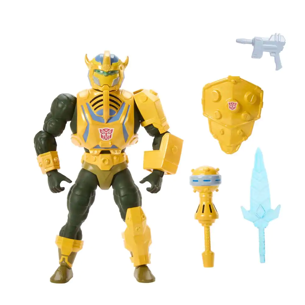 Masters of the Universe x Transformers Figurka Akcji Bumblebee Armor Man-At-Arms heo European Exclusive 14 cm zdjęcie produktu