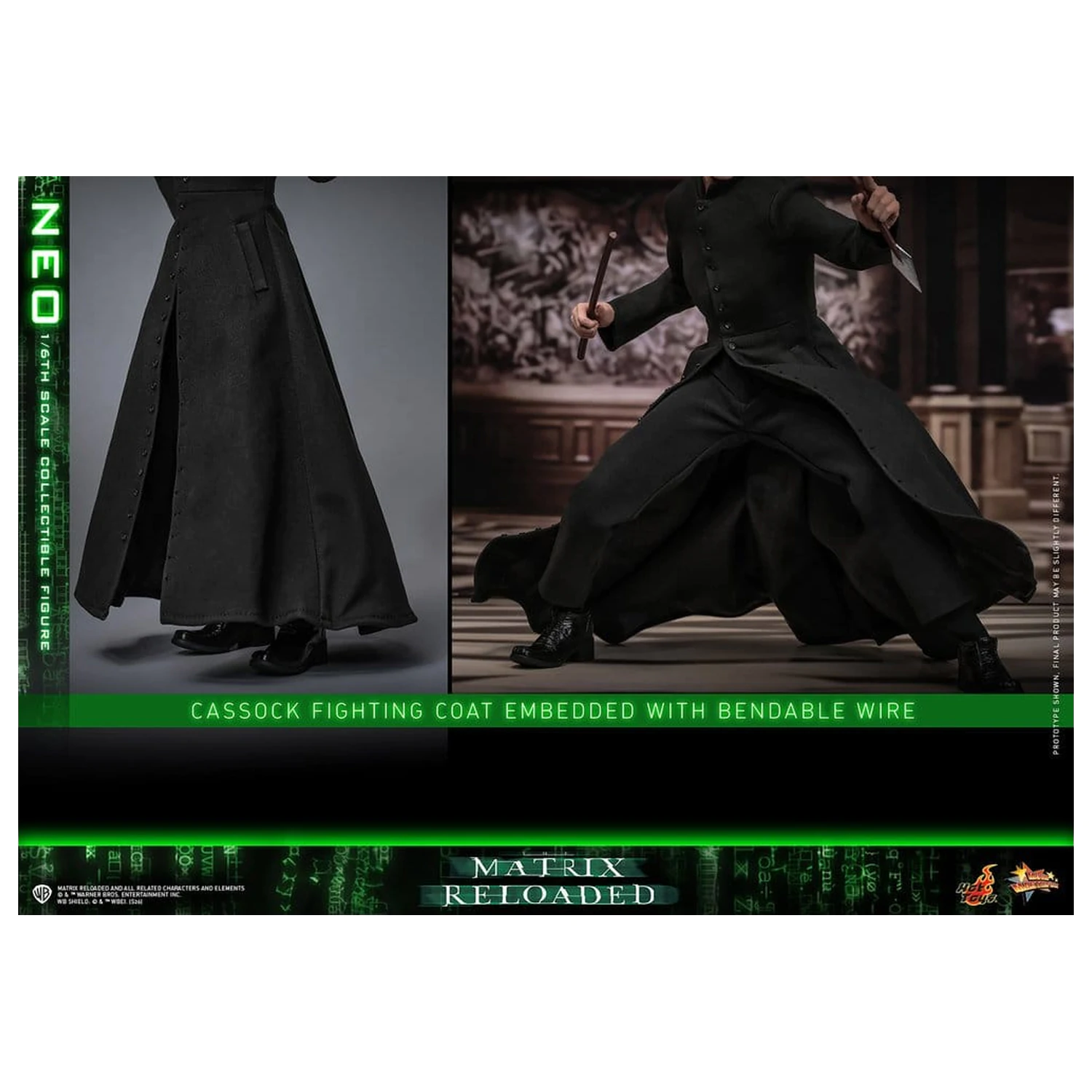 Matrix Movie Masterpiece Figurka Akcji 1/6 Neo 31 cm zdjęcie produktu