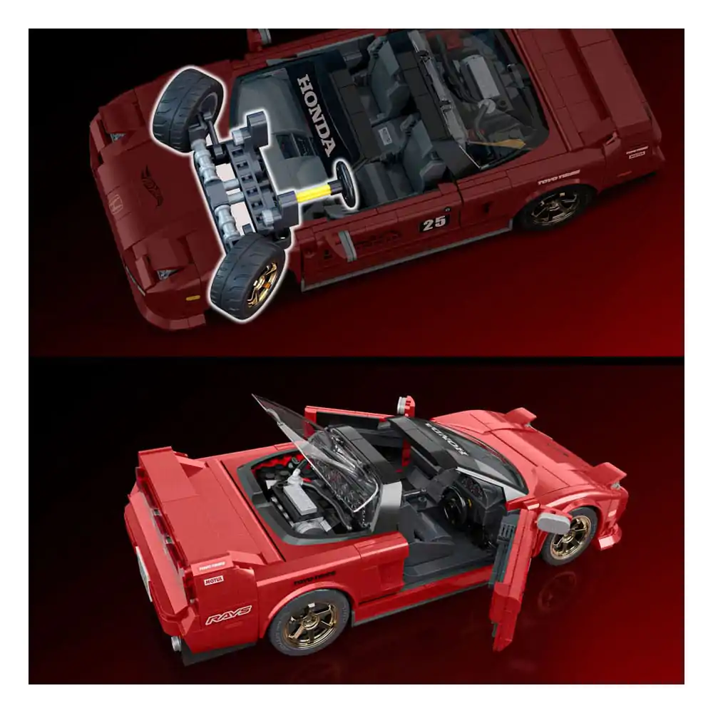 Mattel Brick Shop Hot Wheels Elite Series Zestaw Konstrukcyjny 1/16 '90 Acura NSX zdjęcie produktu
