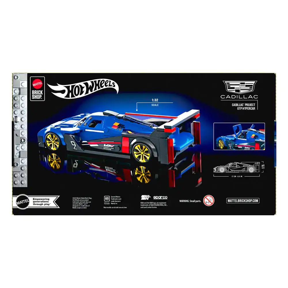 Mattel Brick Shop Hot Wheels Speed Series Zestaw Konstrukcyjny 1/32 Cadillac Project GTP Hypercar zdjęcie produktu