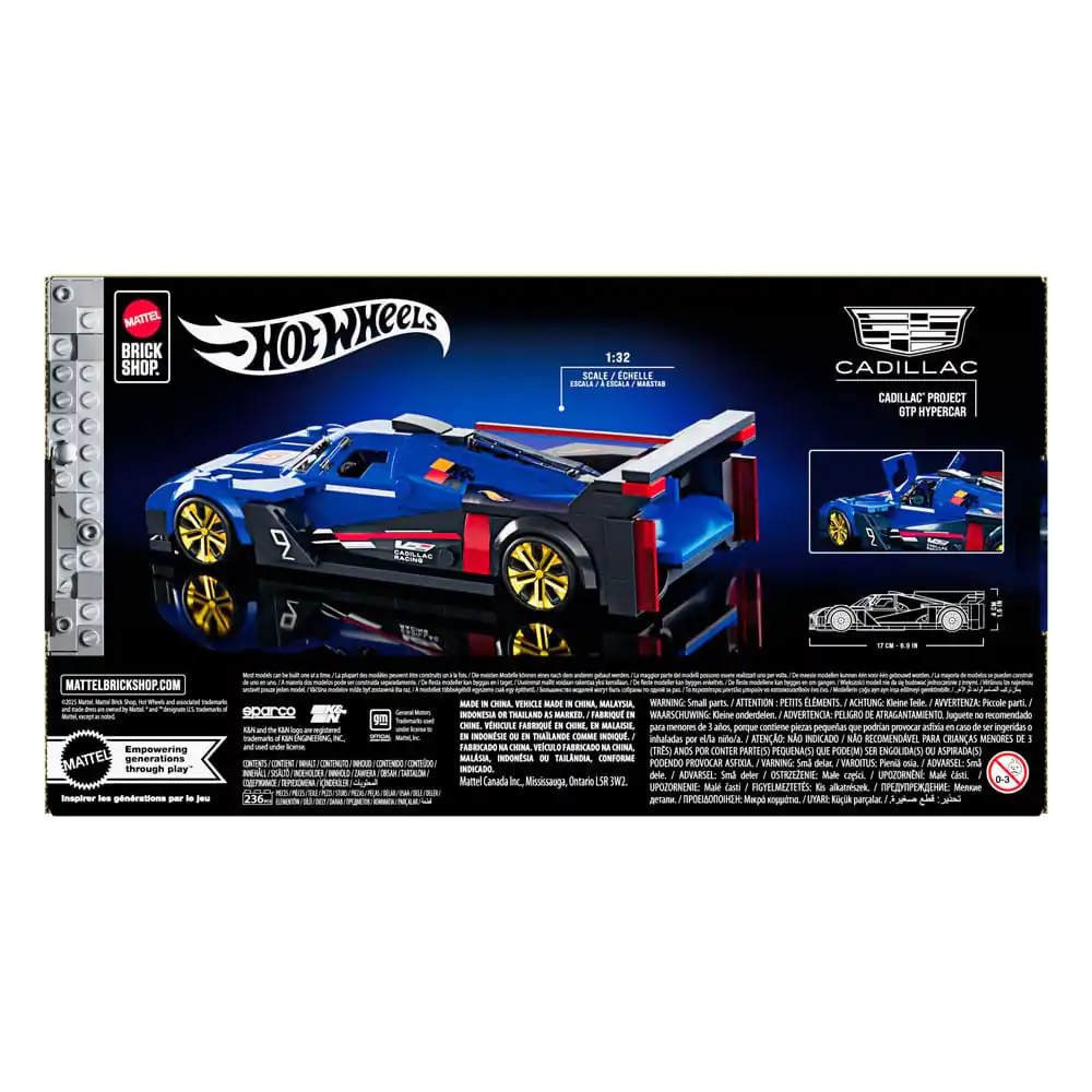 Mattel Brick Shop Hot Wheels Speed Series Zestaw Konstrukcyjny 1/32 Cadillac Project GTP Hypercar zdjęcie produktu
