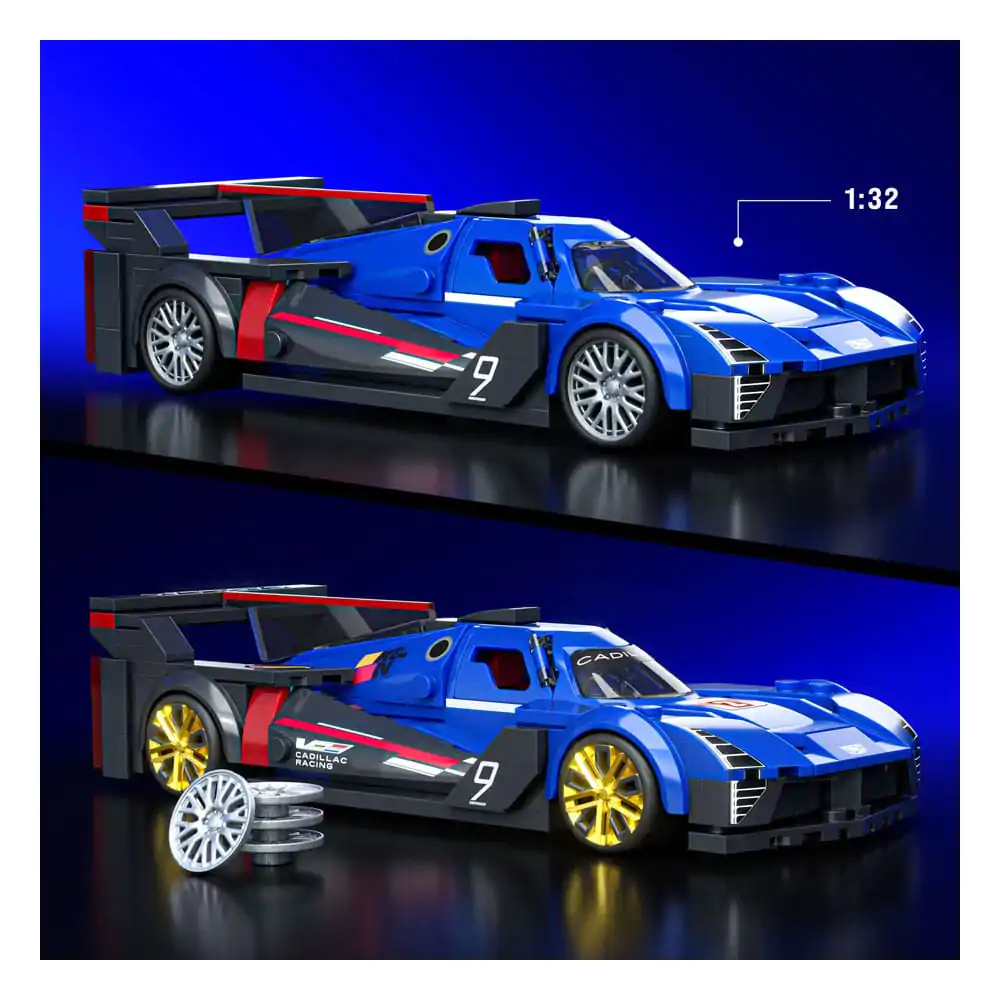 Mattel Brick Shop Hot Wheels Speed Series Zestaw Konstrukcyjny 1/32 Cadillac Project GTP Hypercar zdjęcie produktu