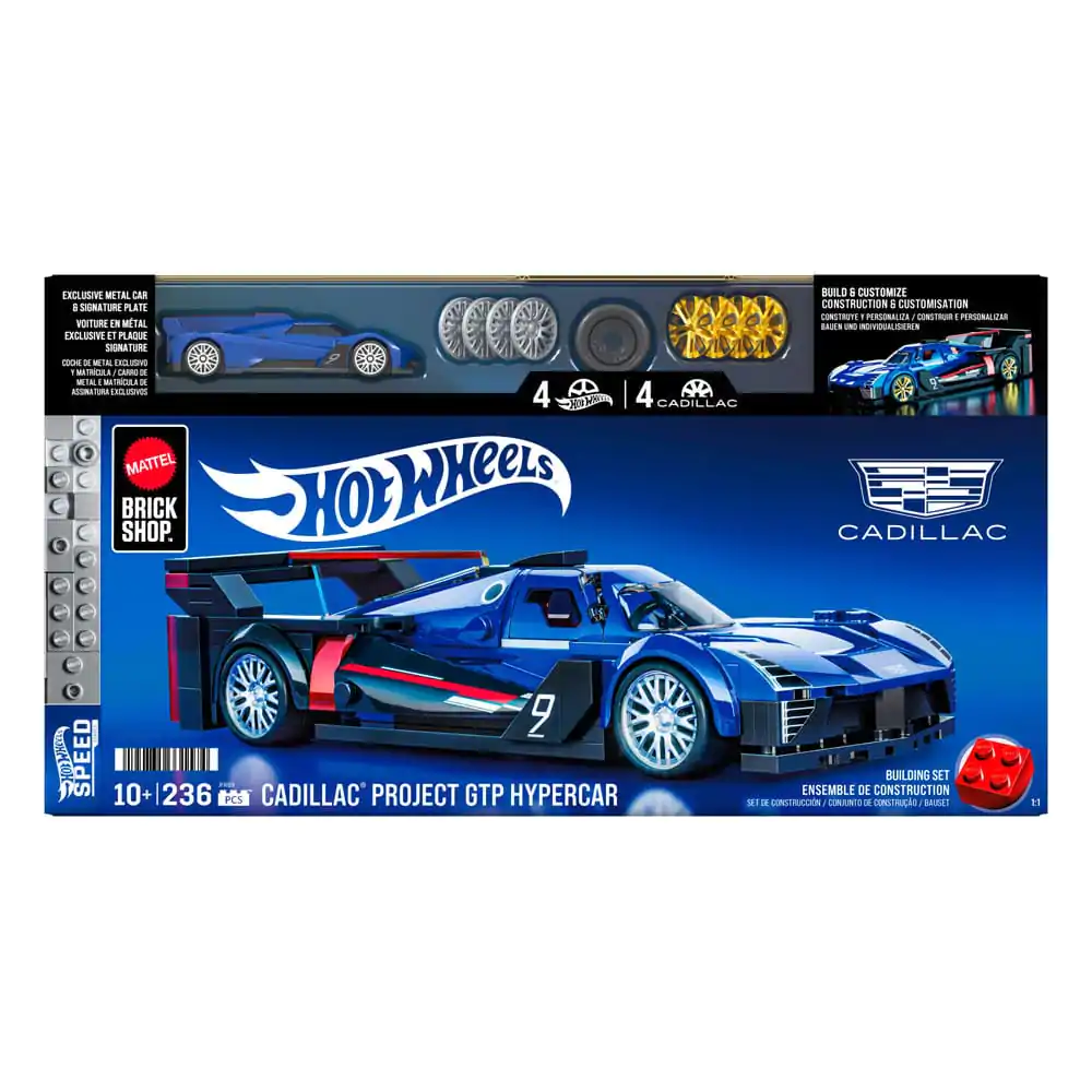 Mattel Brick Shop Hot Wheels Speed Series Zestaw Konstrukcyjny 1/32 Cadillac Project GTP Hypercar zdjęcie produktu