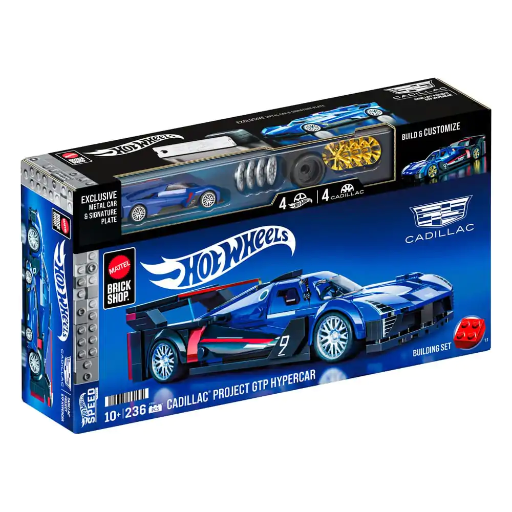 Mattel Brick Shop Hot Wheels Speed Series Zestaw Konstrukcyjny 1/32 Cadillac Project GTP Hypercar zdjęcie produktu