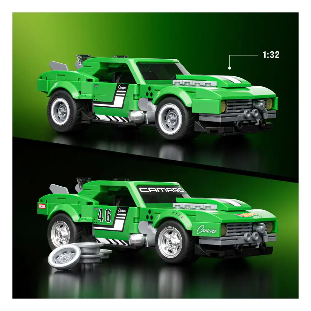 Mattel Brick Shop Hot Wheels Speed Series zestaw konstrukcyjny 1/32 Custom '68 Camaro zdjęcie produktu