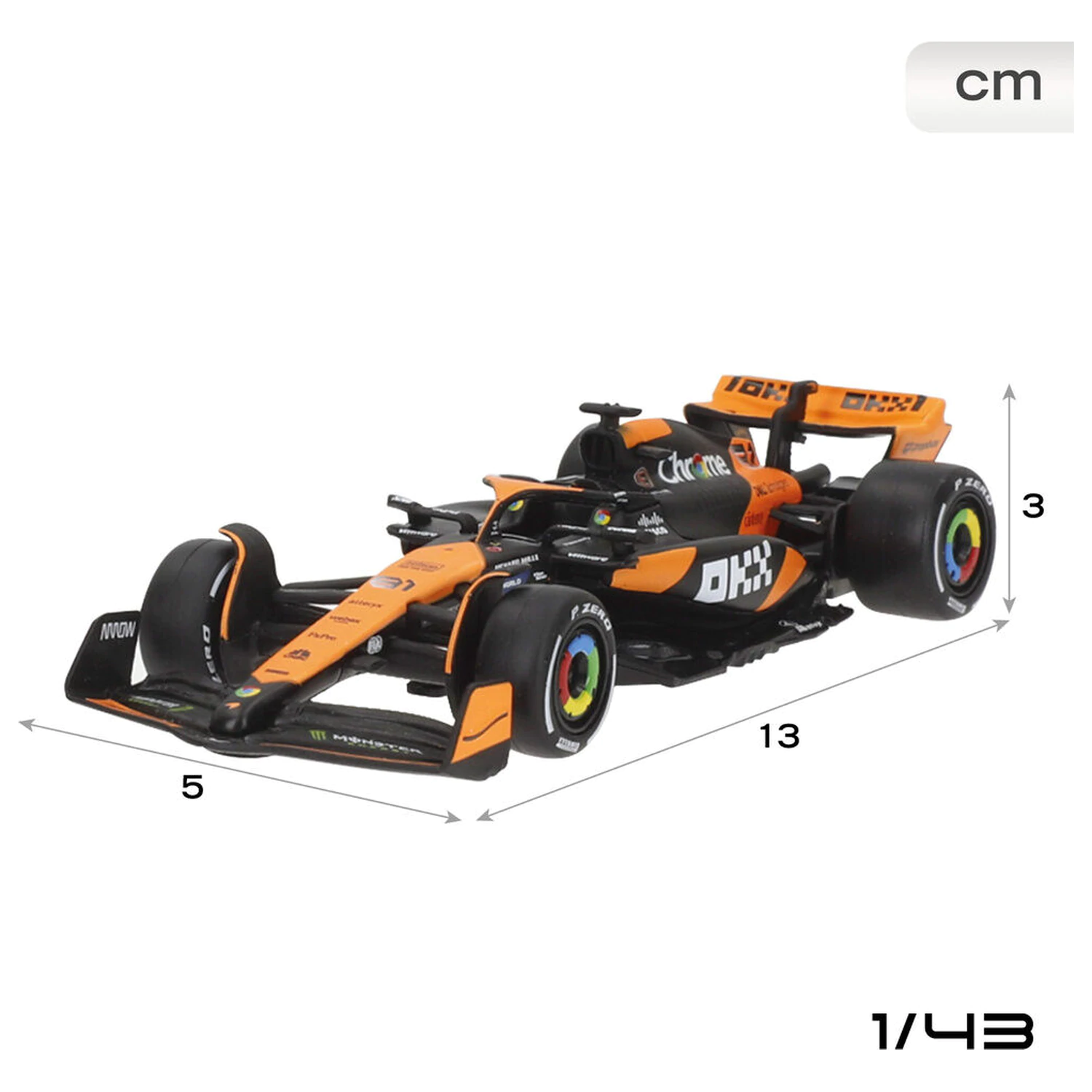 Mclaren MCL38 F1 2024 metal pack 2 samochody zdjęcie produktu
