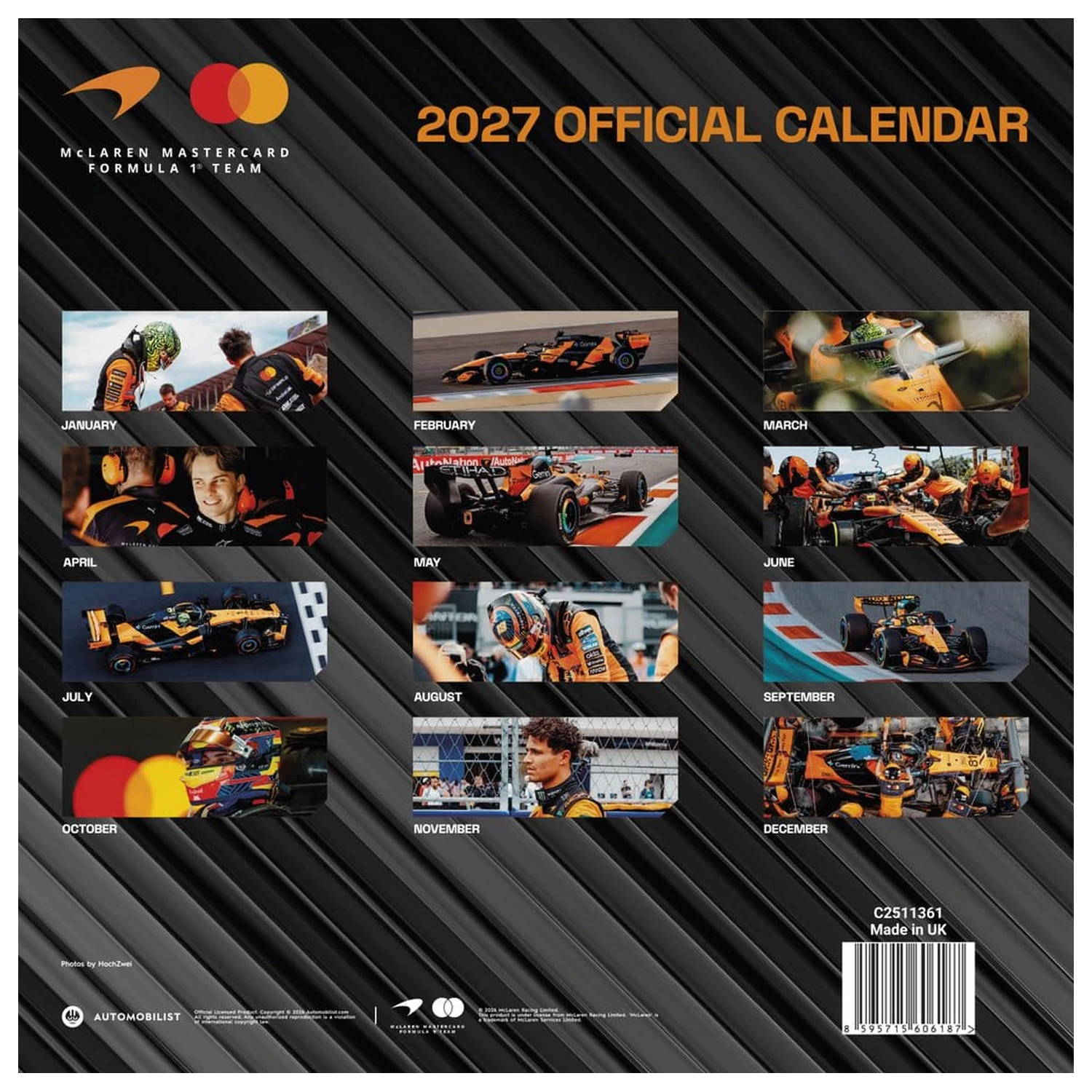 McLaren Kalendarz 2027 30 x 30 cm zdjęcie produktu