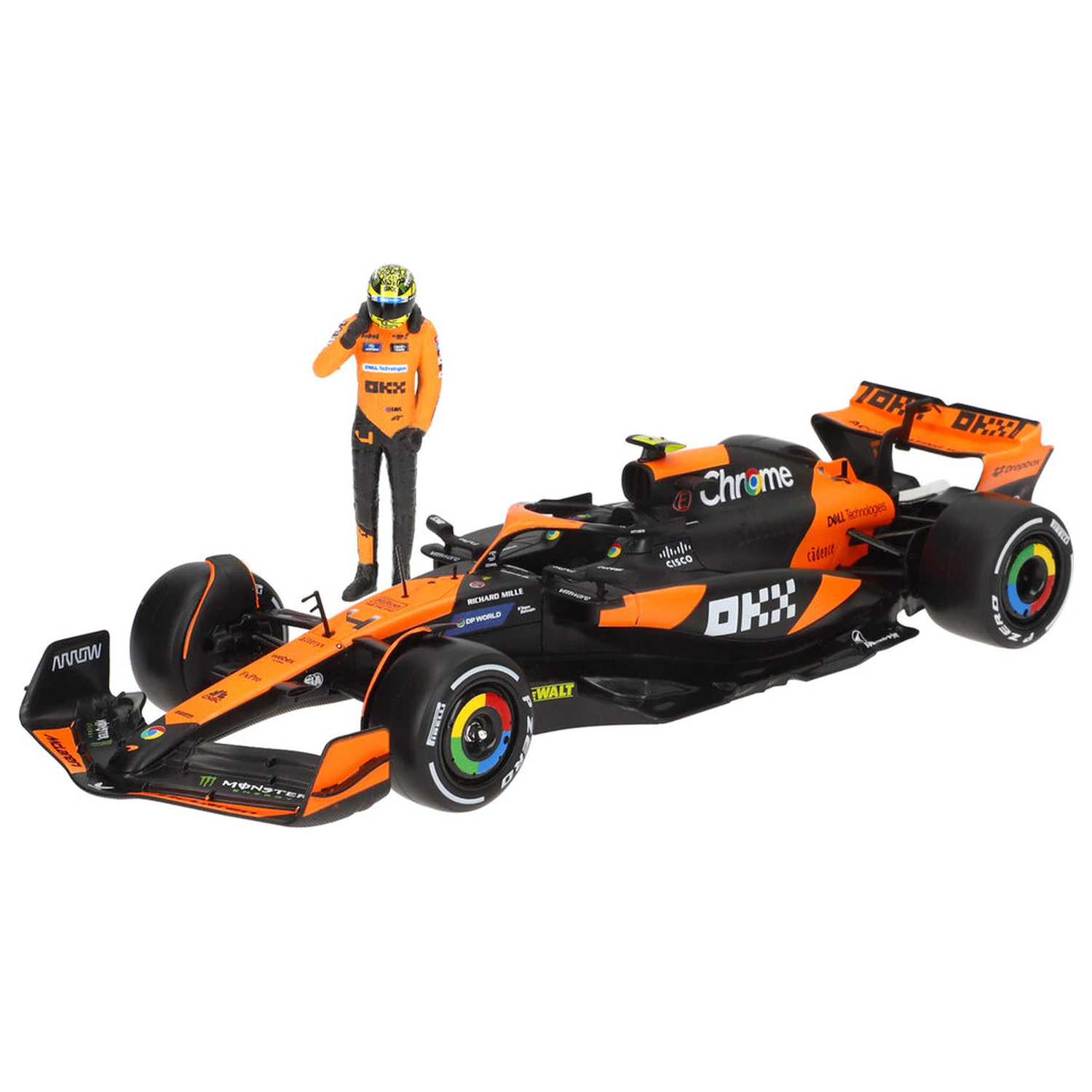 McLaren Norris MCL38 F1 metalowy samochód zdjęcie produktu
