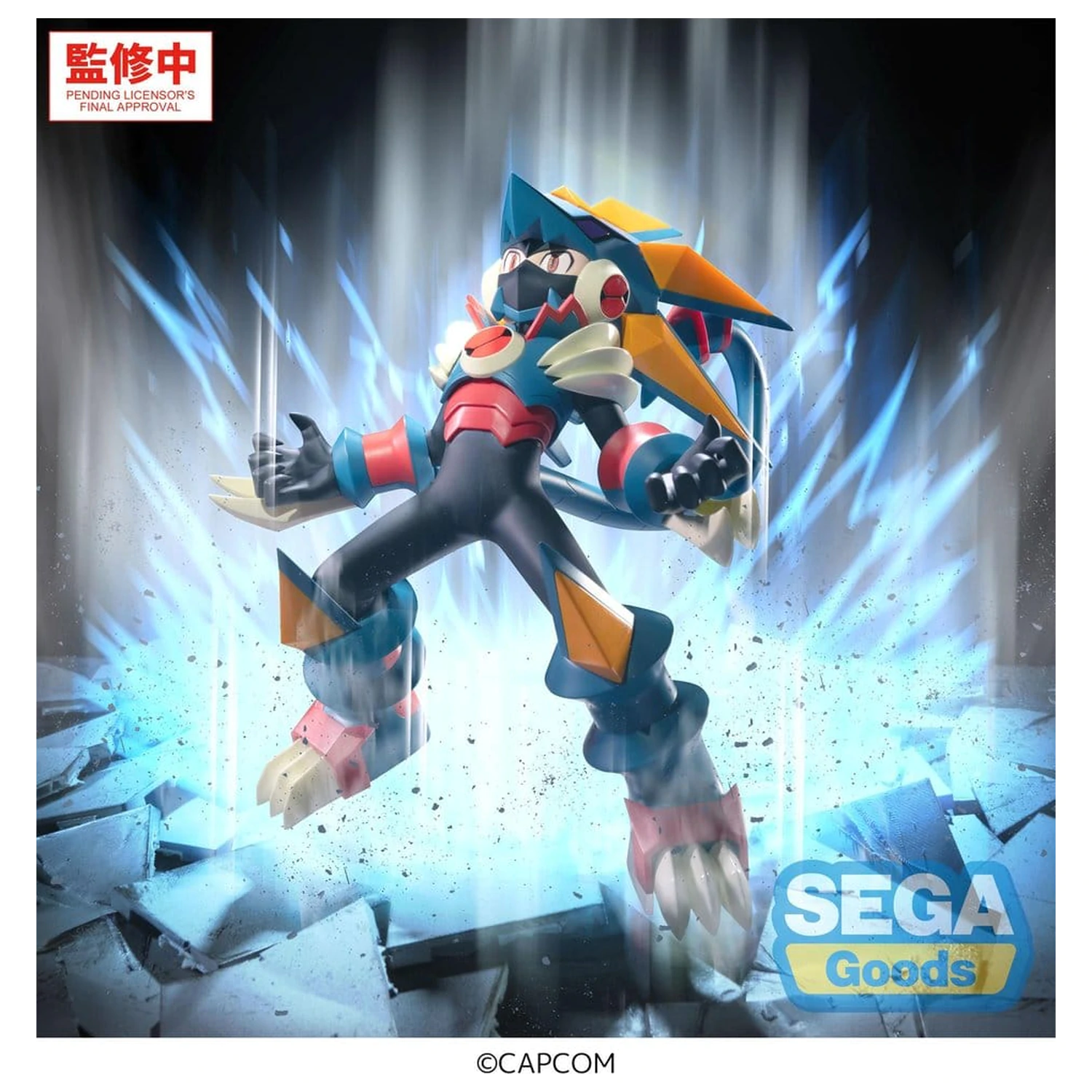 Mega Man Battle Network Luminasta Figurka PVC Mega Man Gregar Beast 17 cm zdjęcie produktu