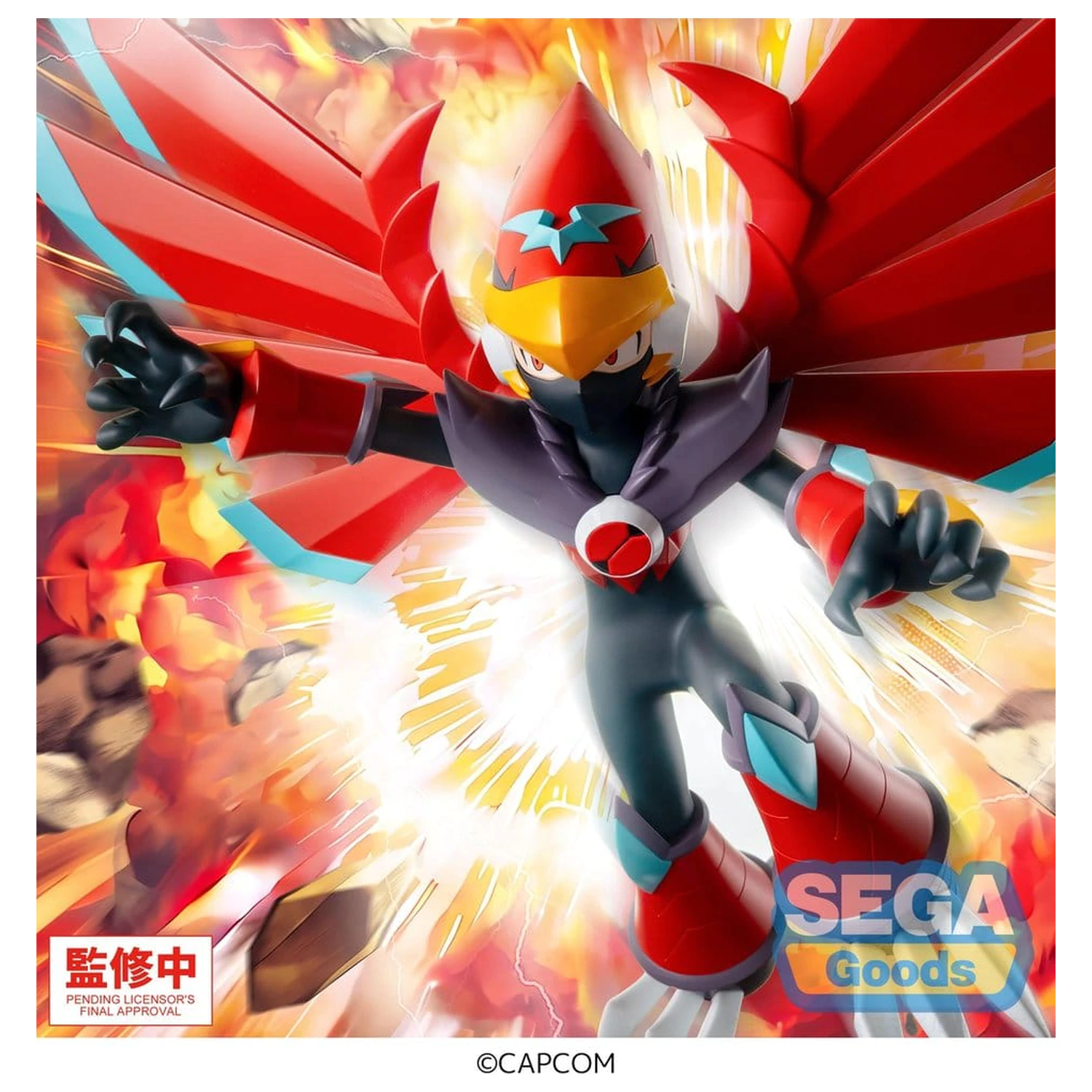 Mega Man Battle Network Luminasta Figurka PVC Mega Man Falzar Beast 19 cm zdjęcie produktu