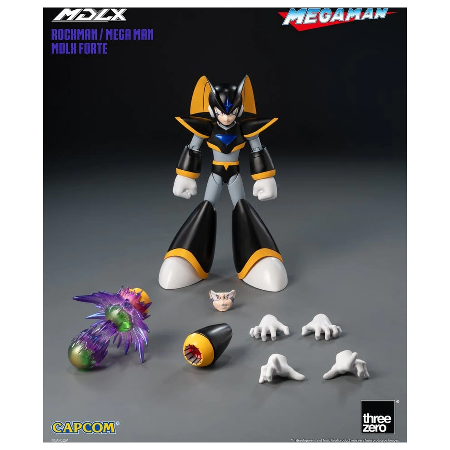 Mega Man MDLX Figurka akcji Rockman / Mega Man Forte 10 cm zdjęcie produktu