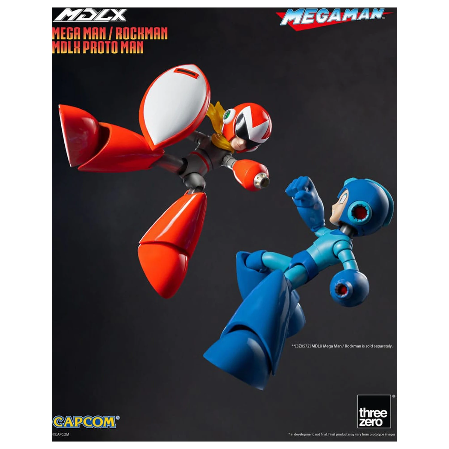 Mega Man MDLX Figurka akcji Rockman / Mega Man Proto Man 10 cm zdjęcie produktu