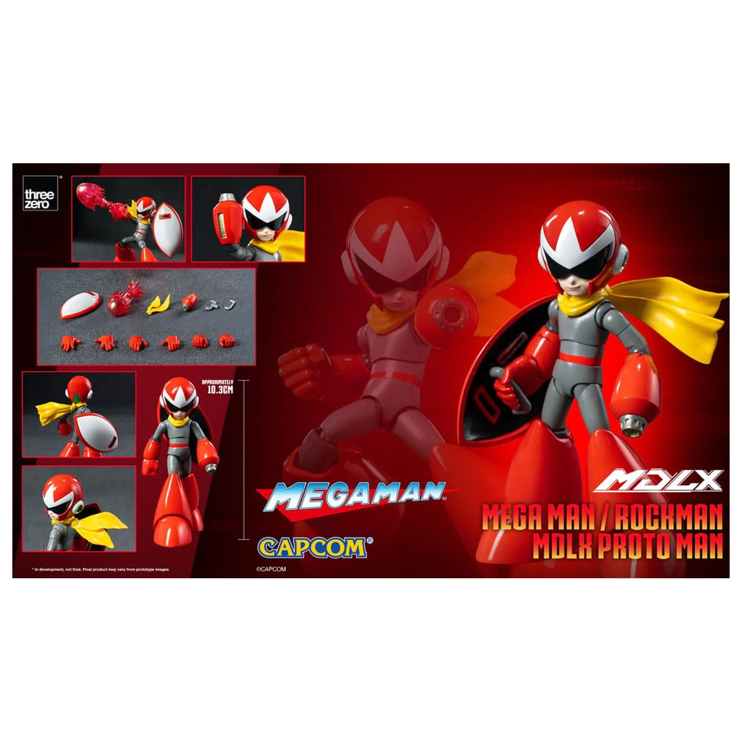 Mega Man MDLX Figurka akcji Rockman / Mega Man Proto Man 10 cm zdjęcie produktu