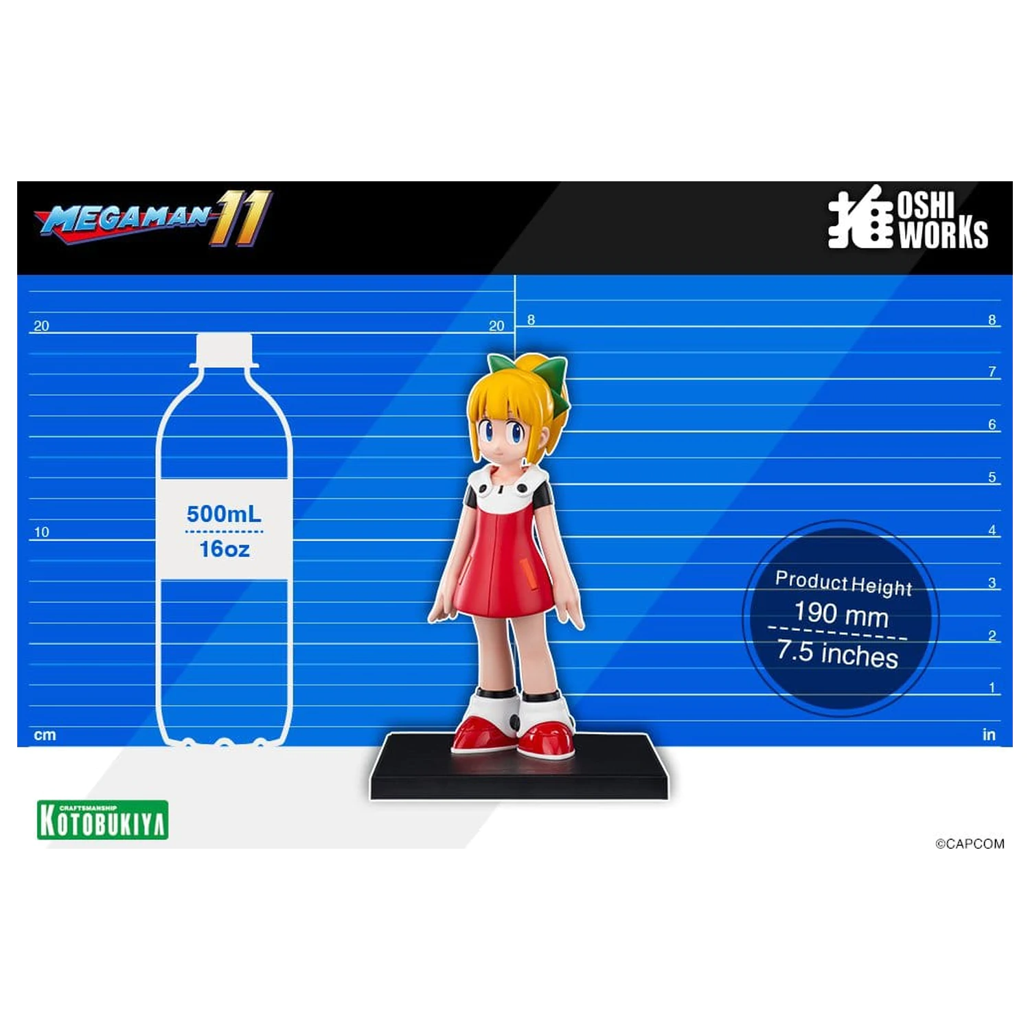 Mega Man Oshi Works PVC Figurka Roll 19 cm zdjęcie produktu