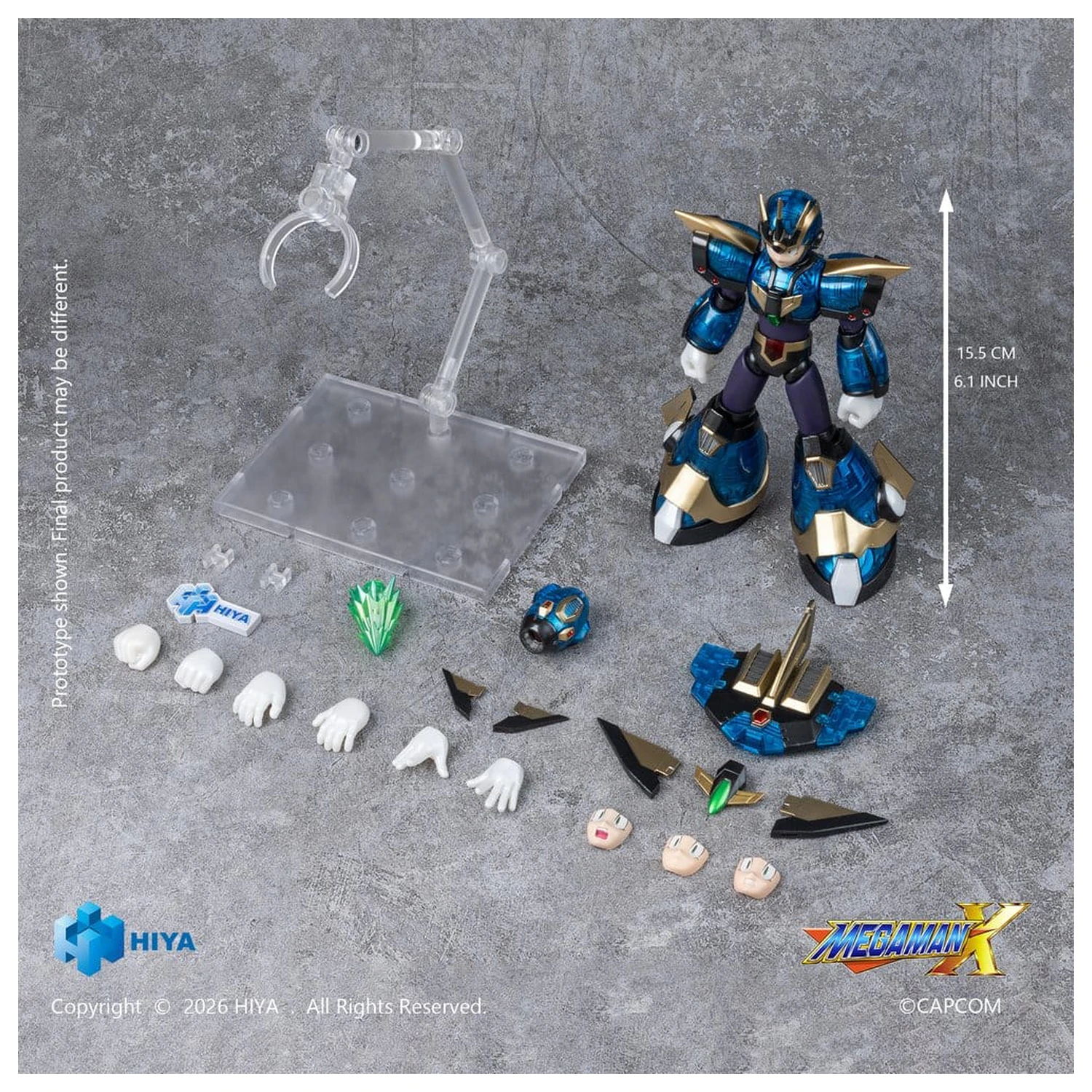 Mega Man X Exquisite Basic Action Figure X Ultimate Armor Version 16 cm zdjęcie produktu