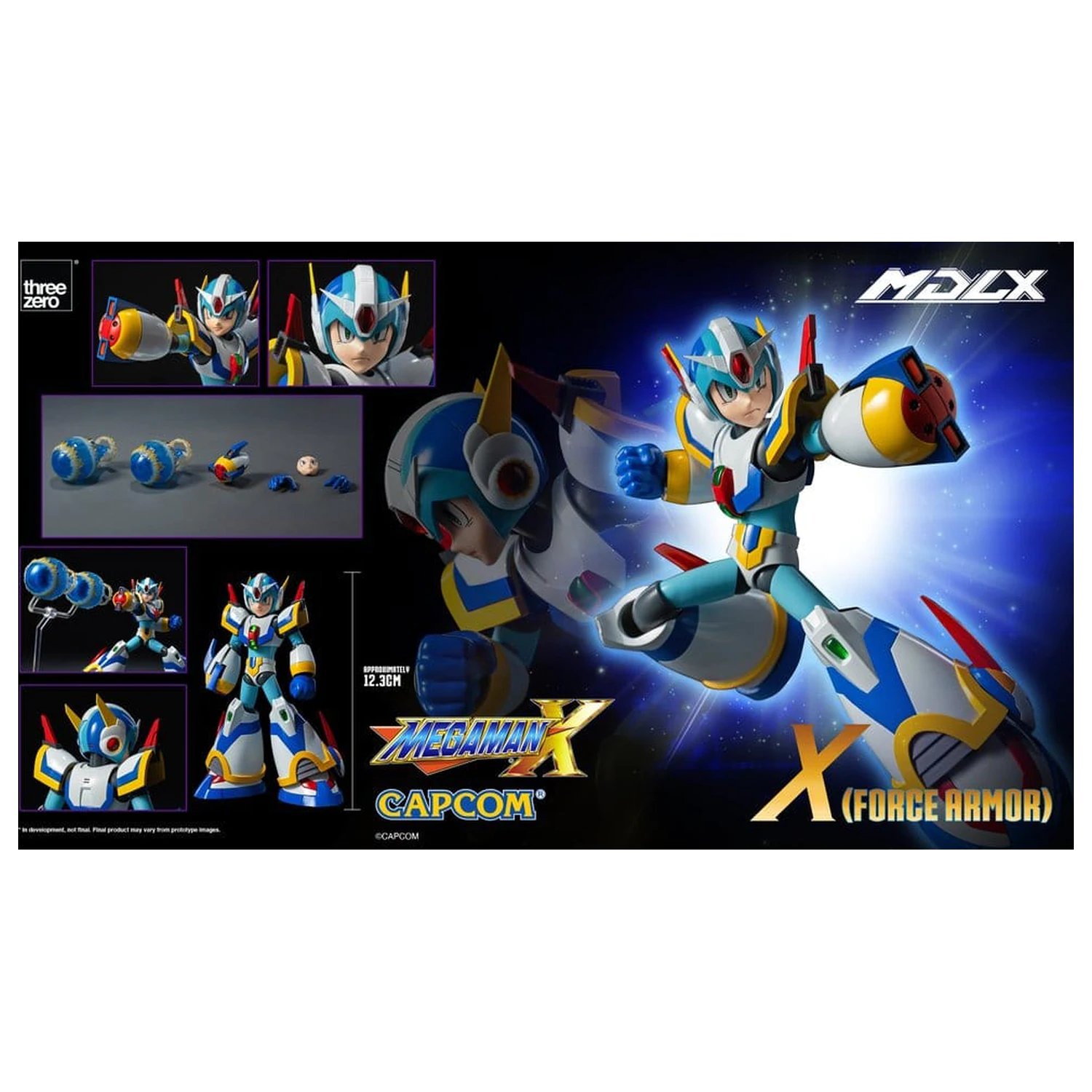 Mega Man X MDLX Figurka akcji Rockman / Mega Man Force Armor 12 cm zdjęcie produktu