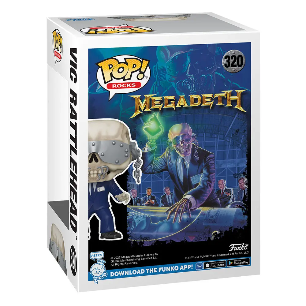 Megadeth POP! Rocks Figurka Vinyl Vic Rattlehead 9 cm zdjęcie produktu