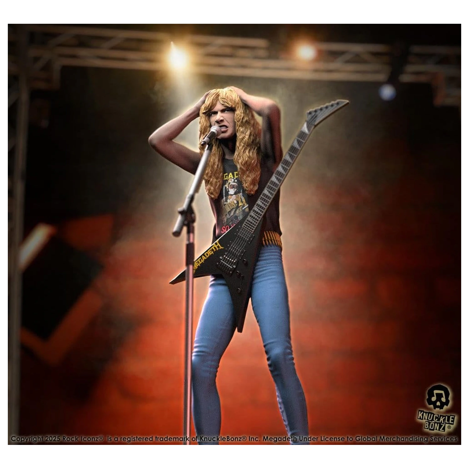 Statua Megadeth Rock Iconz Dave Mustaine II 22 cm zdjęcie produktu