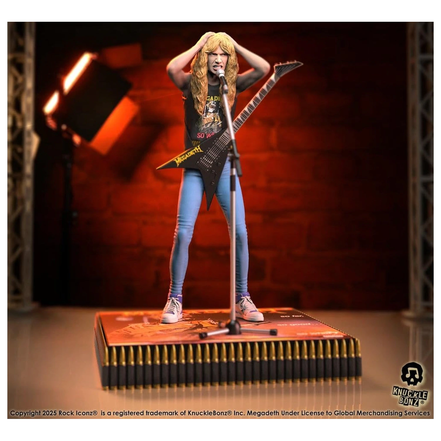 Statua Megadeth Rock Iconz Dave Mustaine II 22 cm zdjęcie produktu