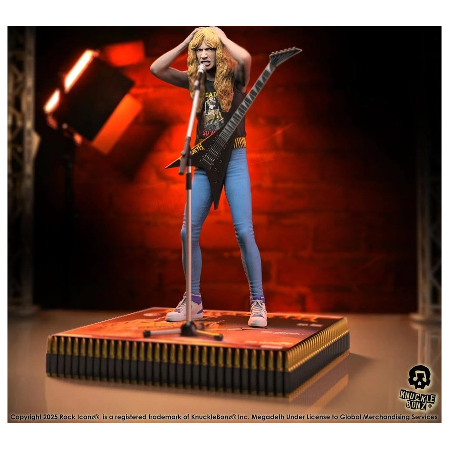Statua Megadeth Rock Iconz Dave Mustaine II 22 cm zdjęcie produktu