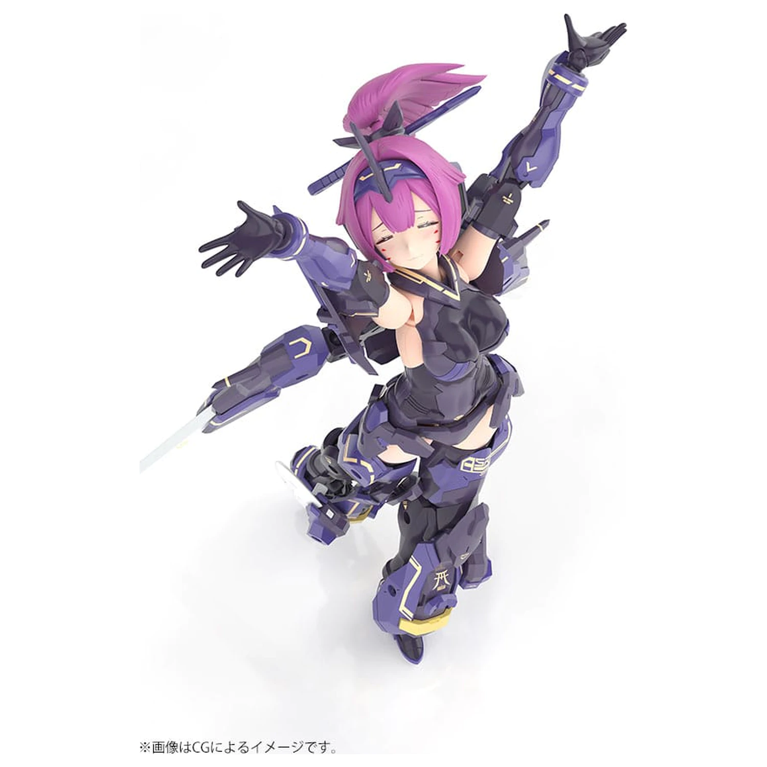 Megami Device Plastikowy Model Kit 1/1 Asra Archer Kizuna Shadow Edition Full Package 14 cm zdjęcie produktu