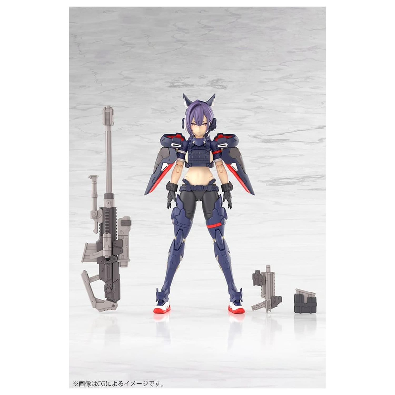 Zestaw plastikowego modelu Megami Device 1/1 Yggdrasis Skoll Sharpshooter 16 cm zdjęcie produktu
