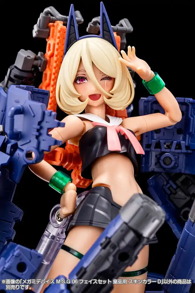 Megami Device M.S.G 05 Action Figure Accessory Set Zestaw Akcesoriów do Figurek Akcji Face Auv Skin Color D zdjęcie produktu