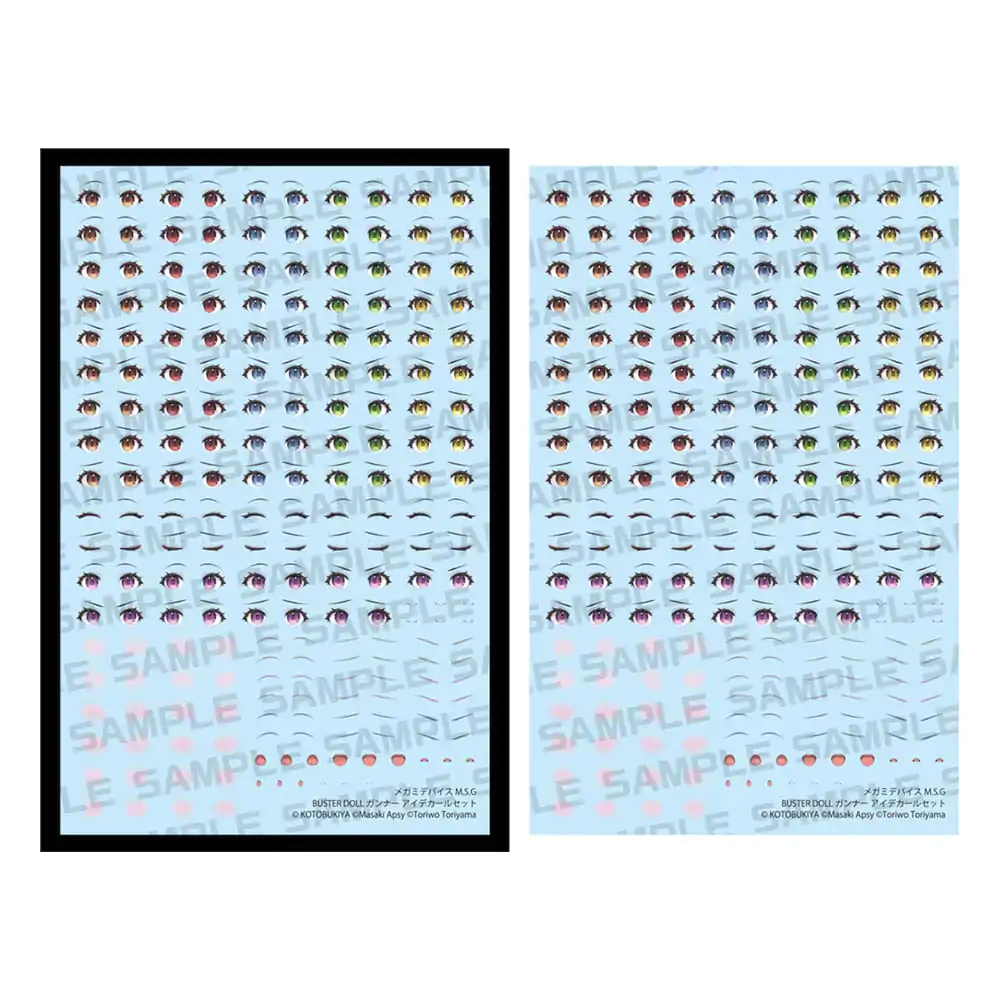 Megami Device M.S.G. Zestaw Kalkomanii do Modelu Plastikowego 1/1 Doll Gunner Eye Decal Set zdjęcie produktu