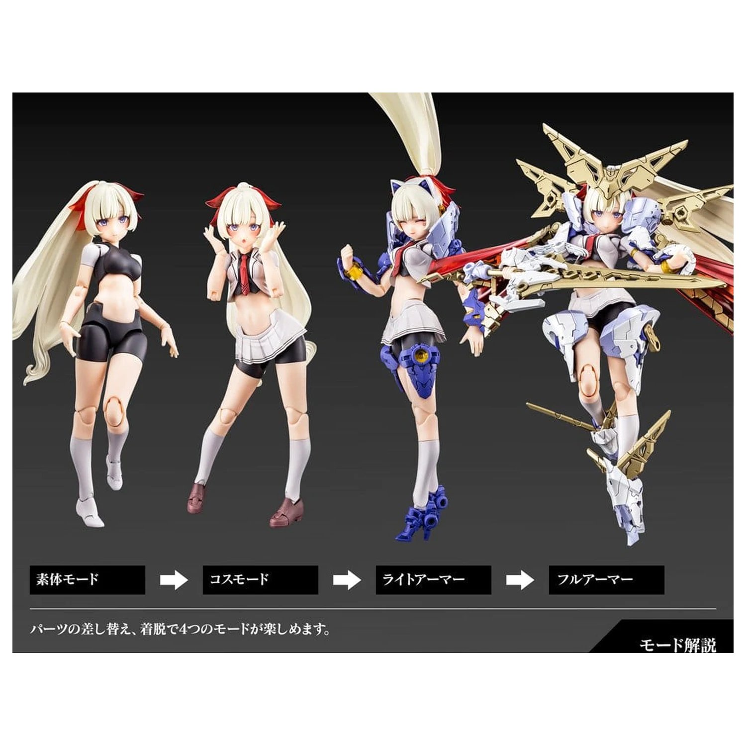 Megami Device Zestaw Modelu Plastikowego 1/1 Buster Doll Paladin Wznowienie 18 cm zdjęcie produktu