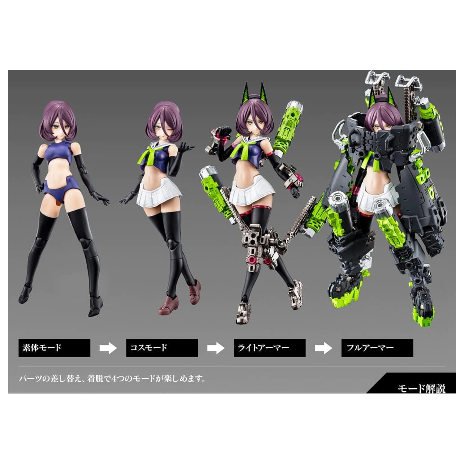 Megami Device Model Plastikowy Do Sklejania 1/1 Buster Doll Tank Wznowienie 18 cm zdjęcie produktu
