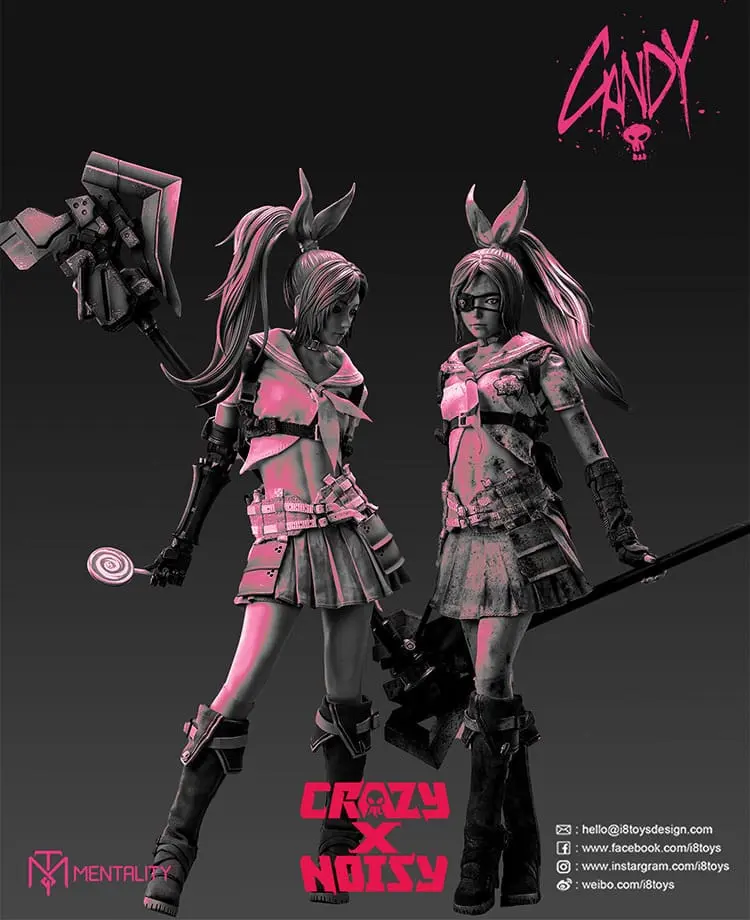 Figurka Akcji Mentality Agency Serie 1/6 Candy Battle Damaged Ver. 28 cm zdjęcie produktu