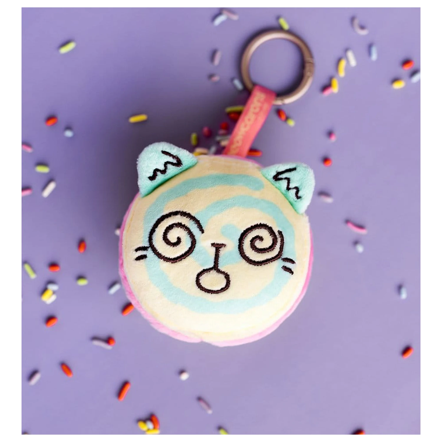 Meowcaron Plush Zawieszka do torby Spiral 7 cm zdjęcie produktu