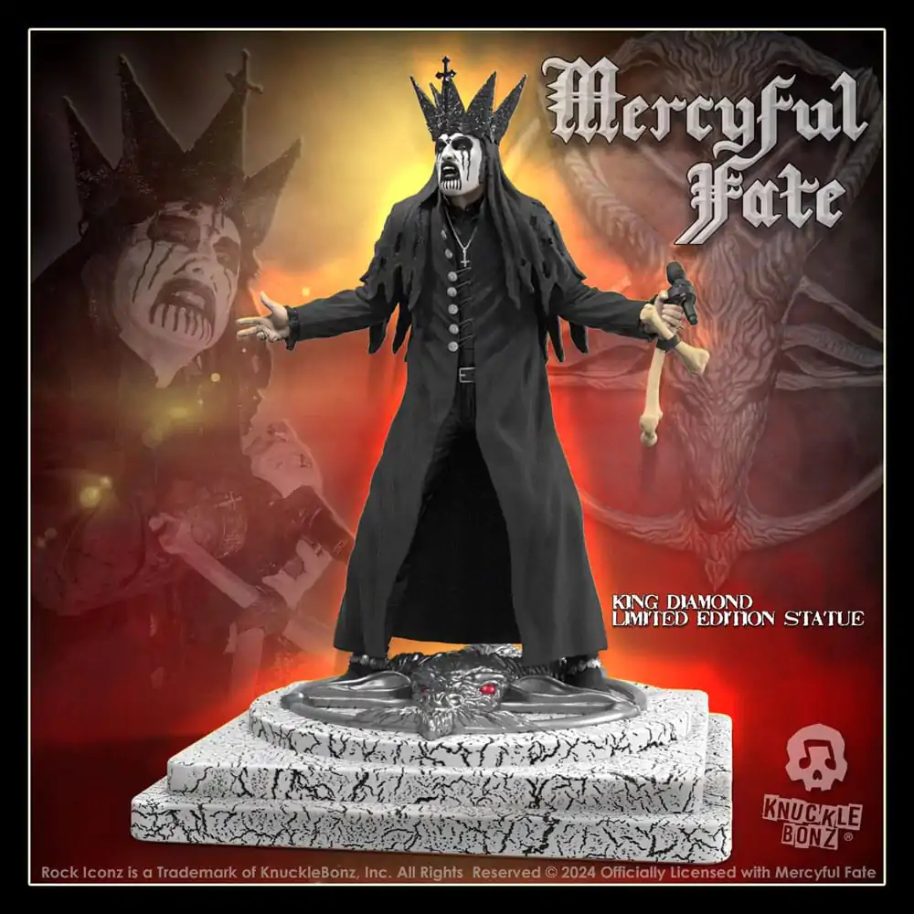 Mercyful Fate Rock Iconz Statua King Diamond III (Black Version) 22 cm zdjęcie produktu