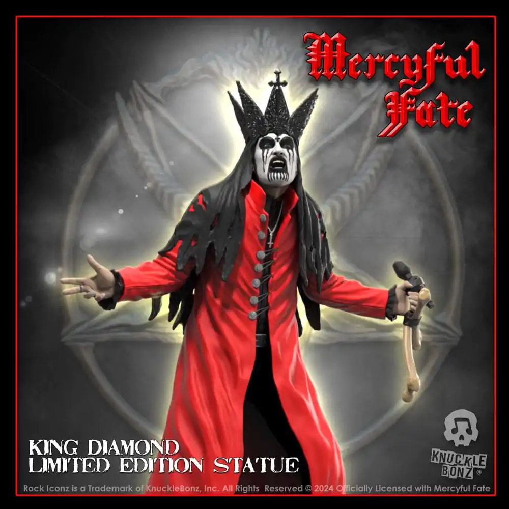 Mercyful Fate Rock Iconz Statue King Diamond III (Red Version) 22 cm Statua zdjęcie produktu