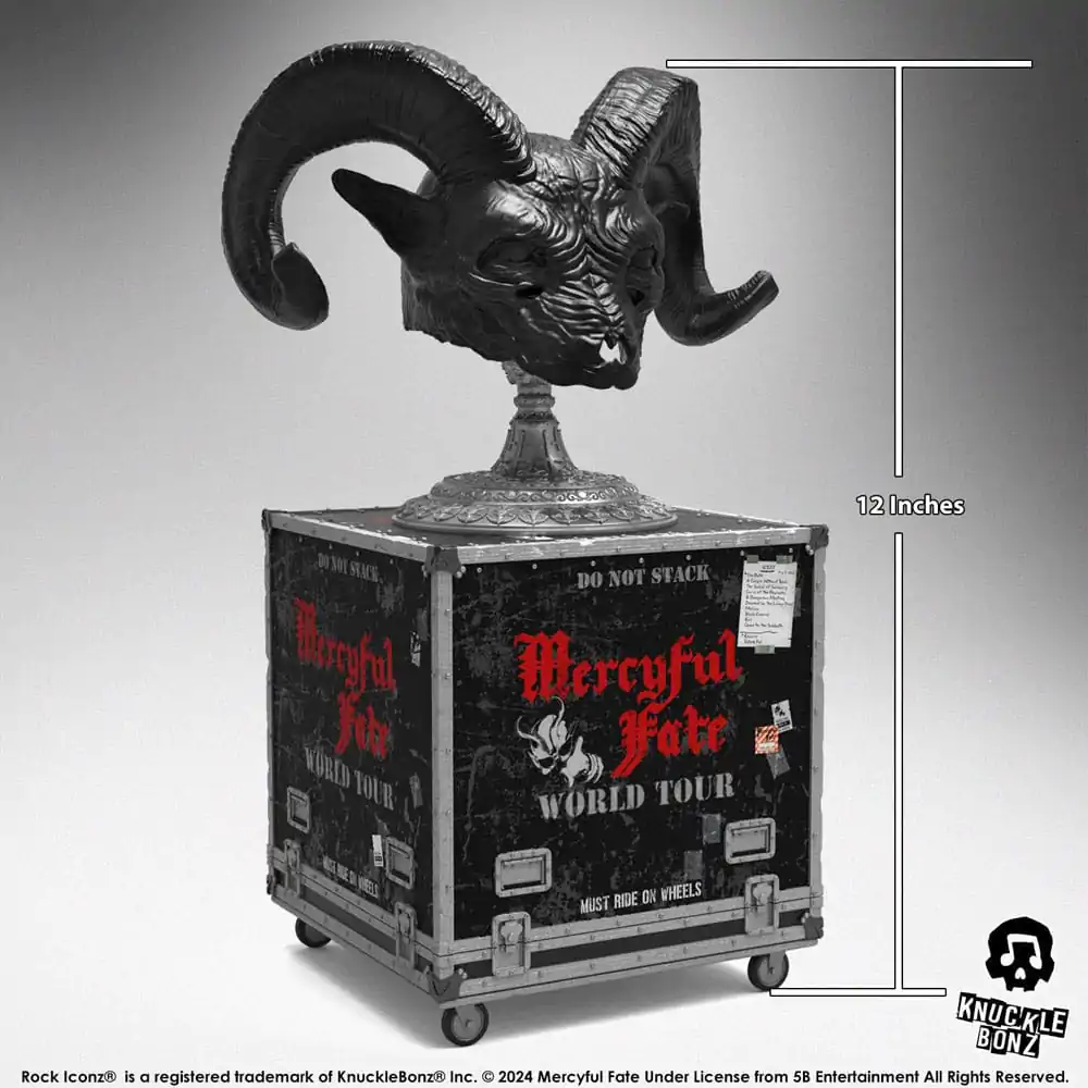 Mercyful Fate Rock Ikonz On Tour Road Case Statue & Stage Mask Set World Tour – Statua i Zestaw Masek Scenicznych w Walizce Transportowej zdjęcie produktu