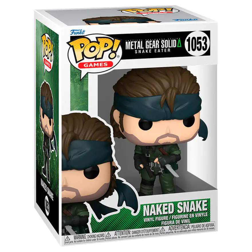 Metal Gear Funko POP! Games Figurka Winylowa Naked Snake 9 cm zdjęcie produktu