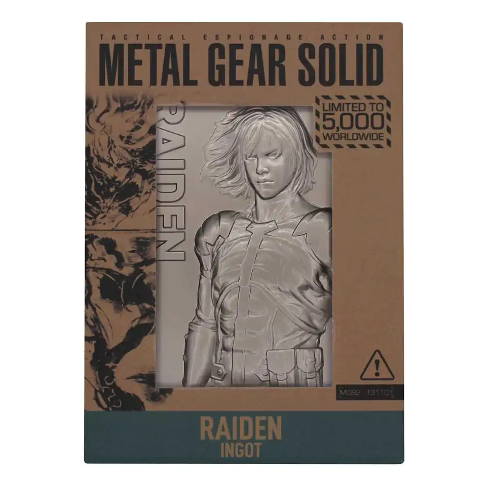 Metal Gear Solid 2 Ingot Raiden Limited Edition Sztabka zdjęcie produktu