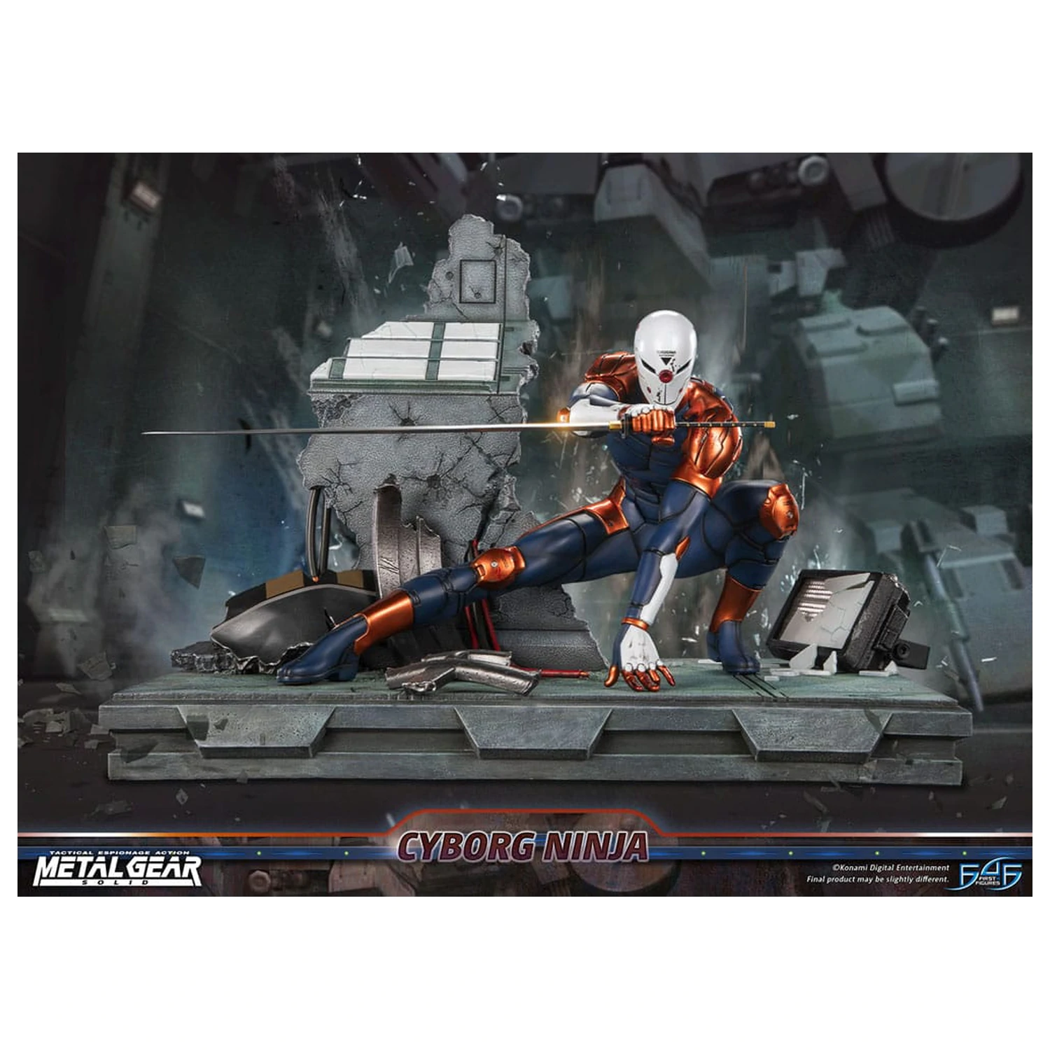 Metal Gear Solid Statua Cyborg Ninja (Gray Fox) 41 cm zdjęcie produktu