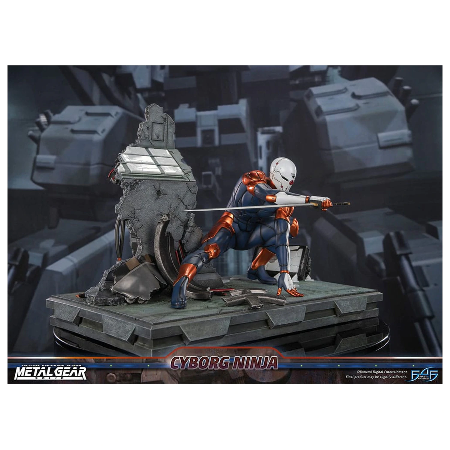 Metal Gear Solid Statua Cyborg Ninja (Gray Fox) 41 cm zdjęcie produktu