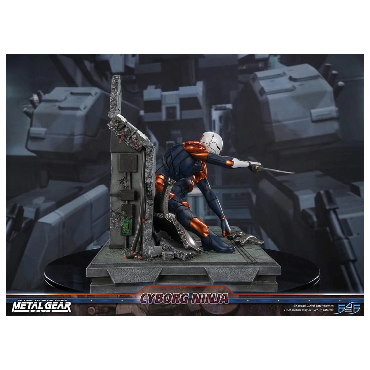Metal Gear Solid Statua Cyborg Ninja (Gray Fox) 41 cm zdjęcie produktu